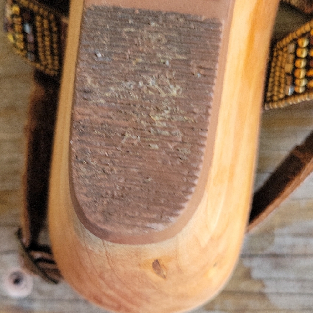 Naughty Monkey Chic Beaded Sandals - Bronze and Gold With Rhinestones - Picture 5 of 10